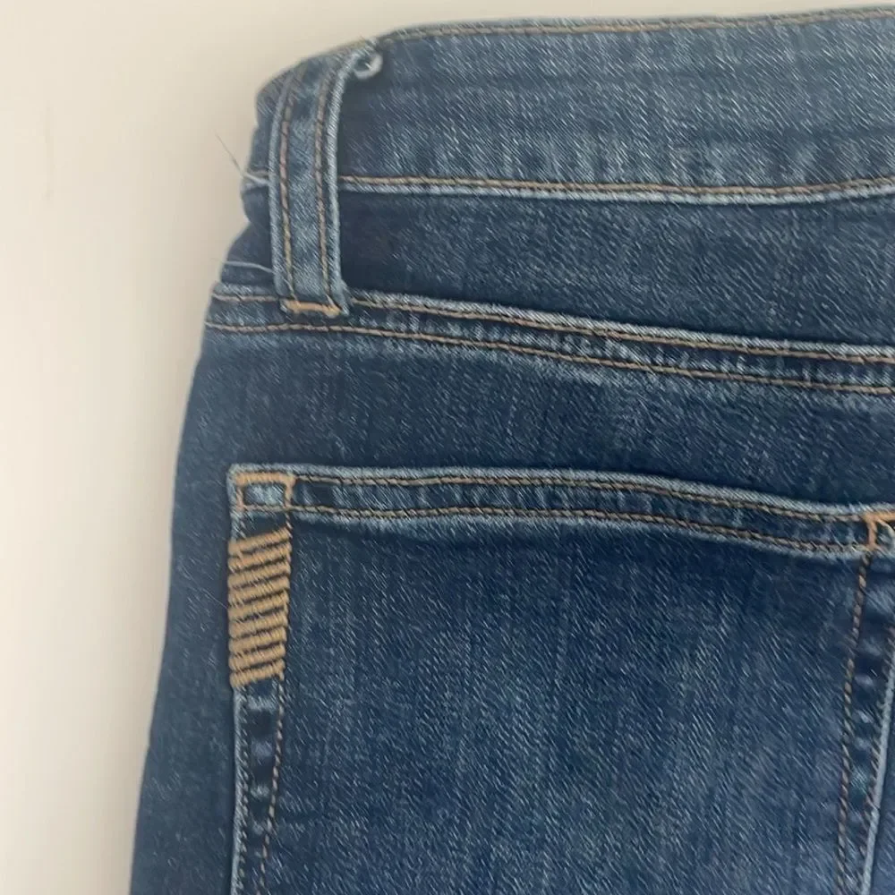PAIGE Bobby Cutoff Jean Shorts Stretch Denim Medium Wash Size 26